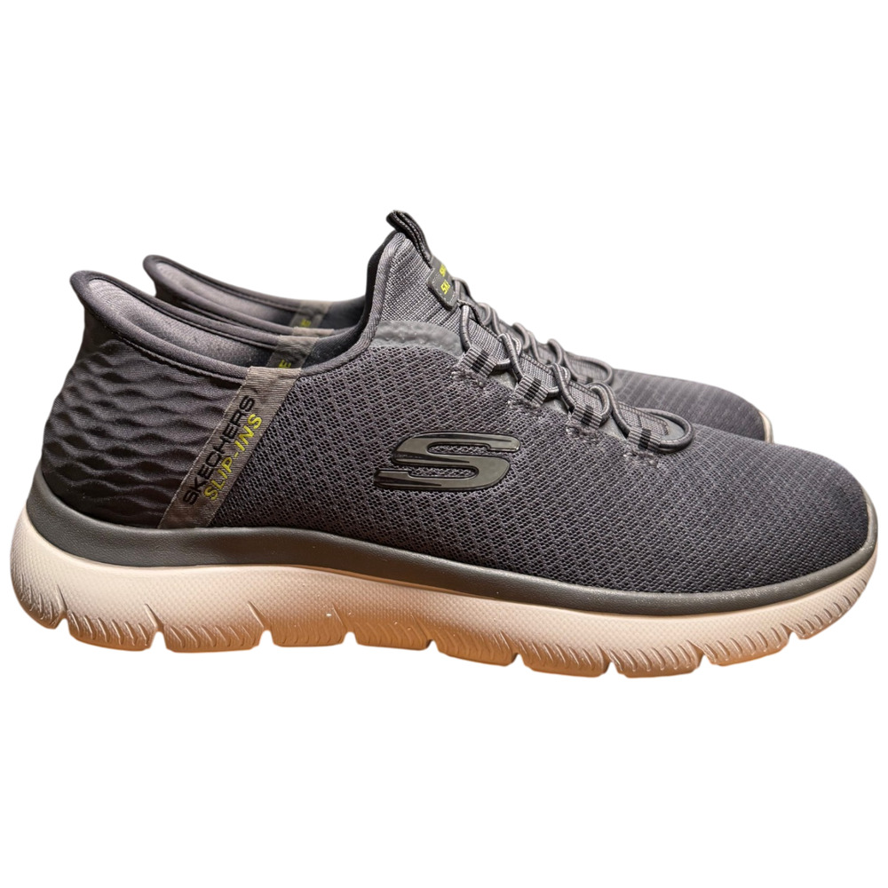 Skechers Slip-Ins Summits High Range Men's Size 9 Charcoal Hands Free Shoes - Picture 4 of 16